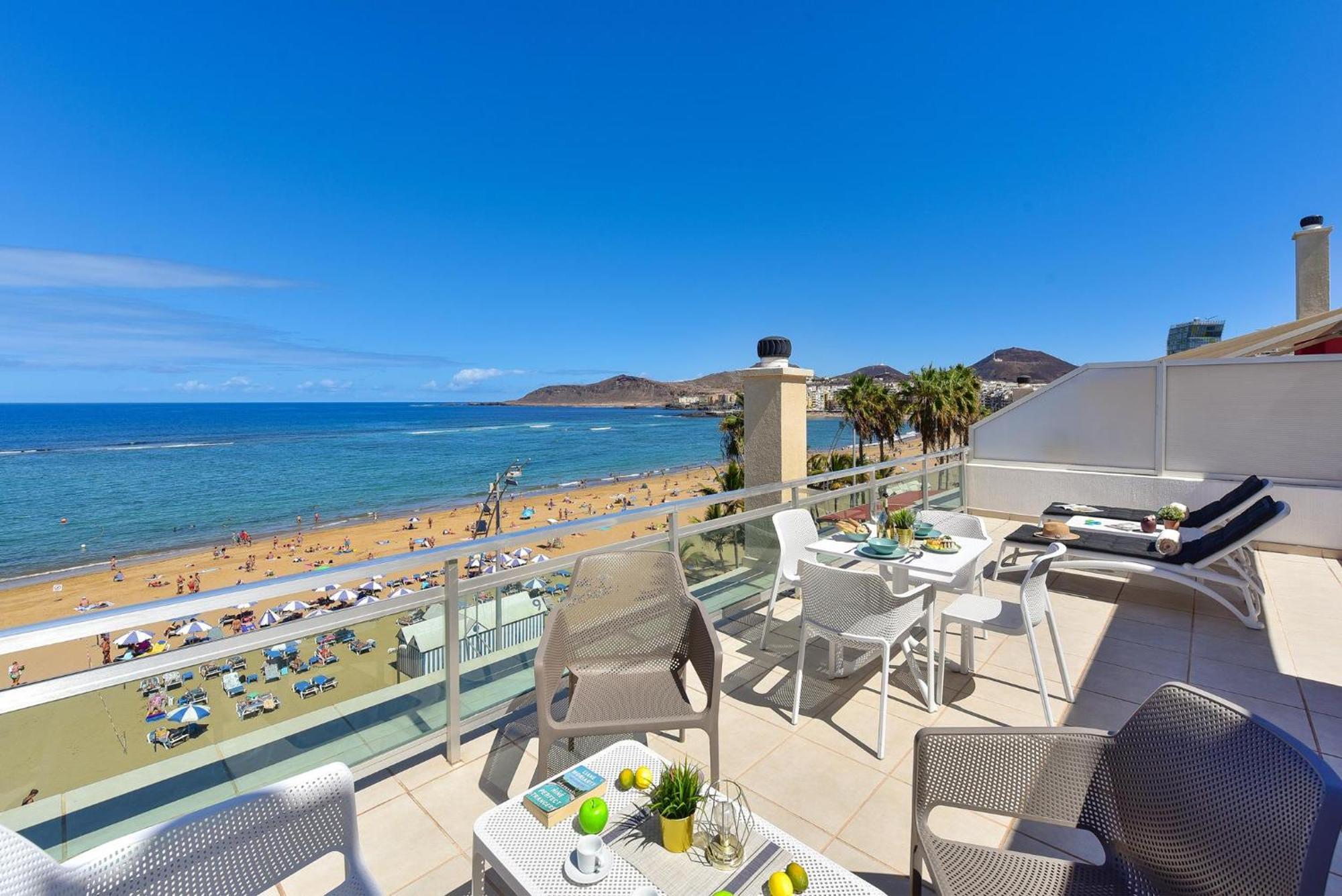 Apartment Over The Sea Las Canteras Mc Las Palmas de Gran Canária Exterior foto